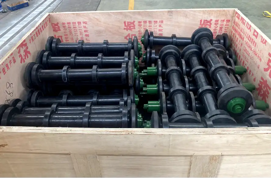 定制梳型托辊 Customized Idler With Rubber Disc