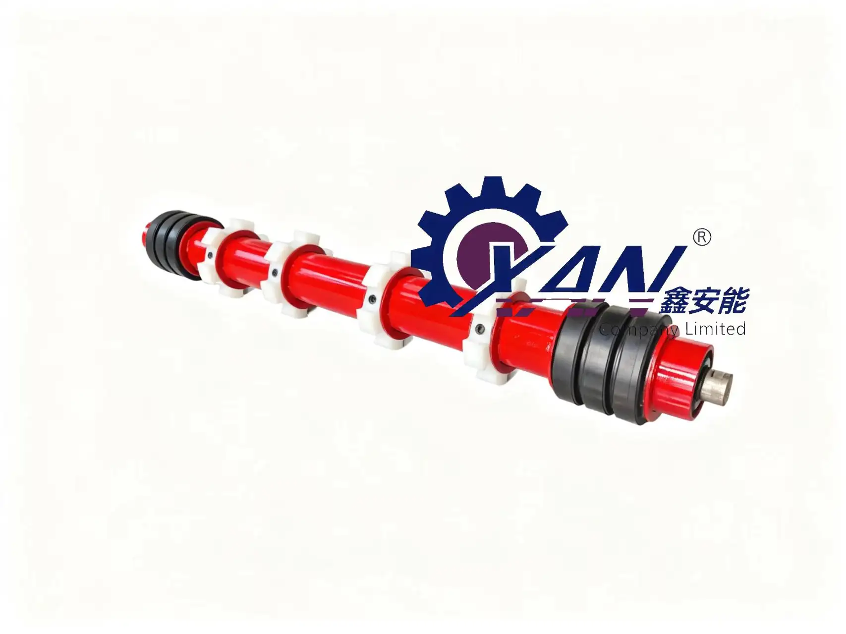 Customized New Type Steel Idler With Rubber Disc