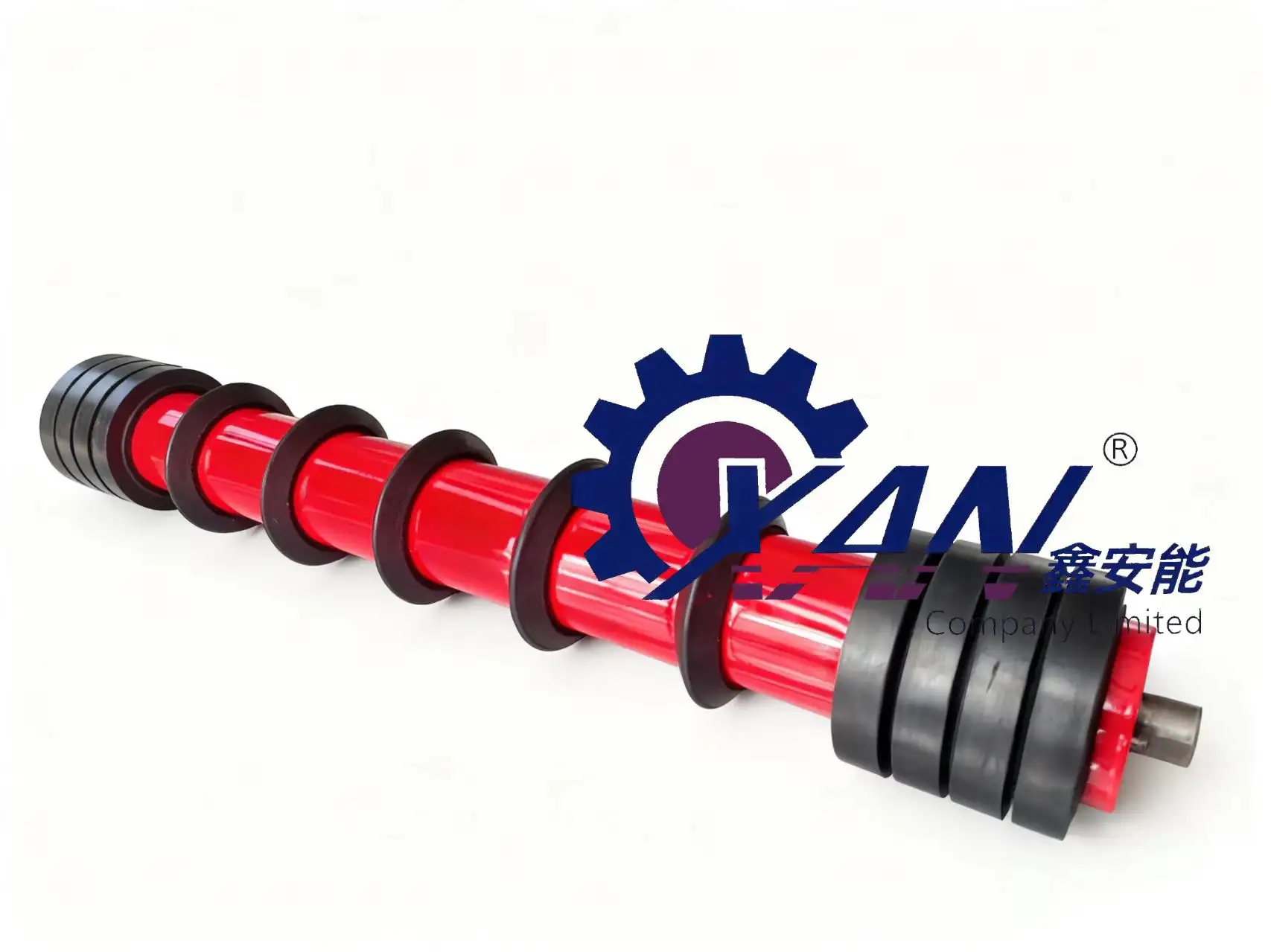 Customized New Type Steel Idler With Rubber Disc 2