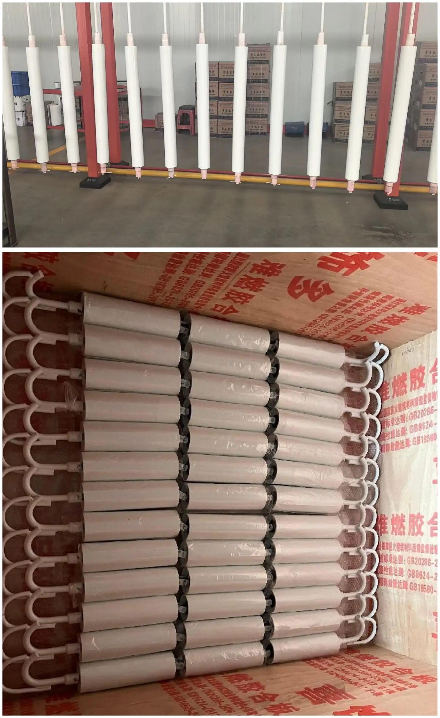 英国客户定制托辊 Customized Idlers for British Customers