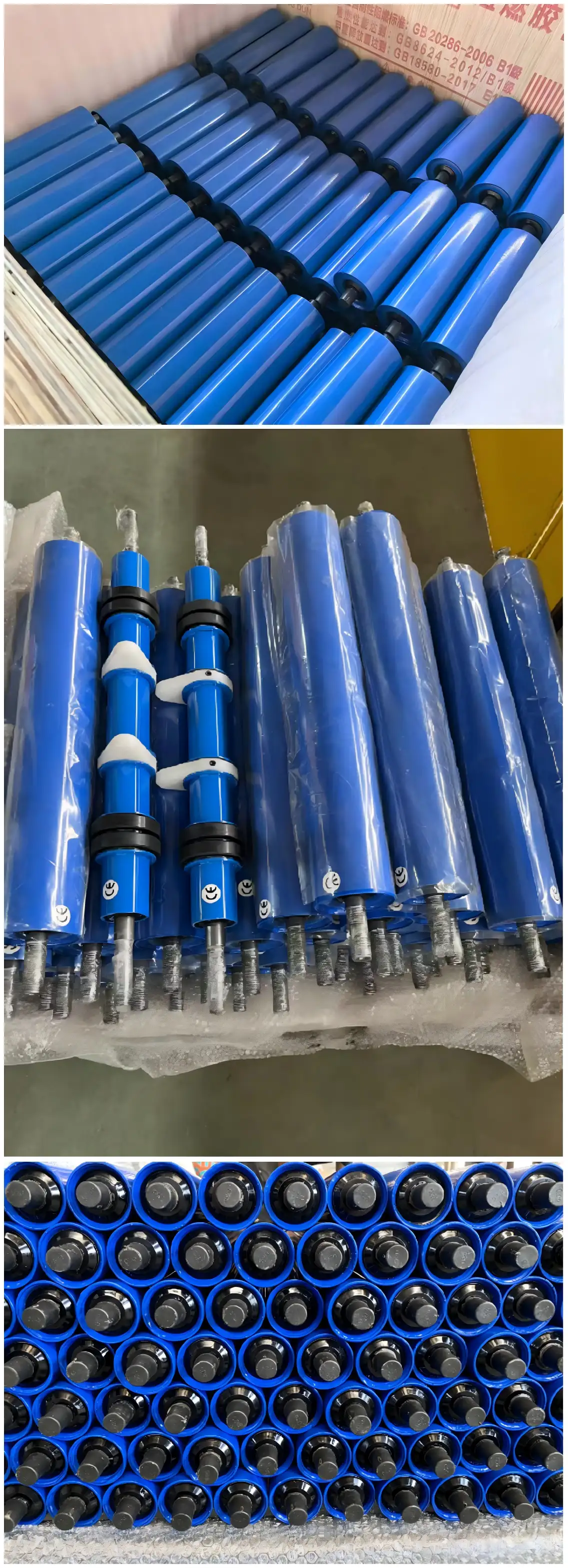 韩国客户定制托辊 Customized Idlers for Korean Customers